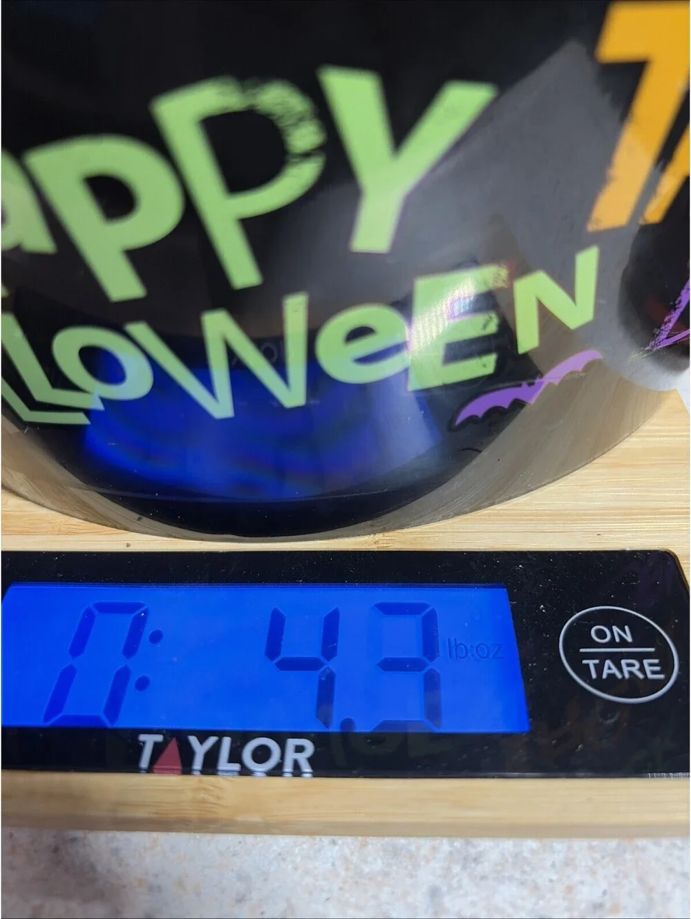 Happy Halloween Plastic Candy Bowl Container Trick-or-Treat Party Decoration 11”